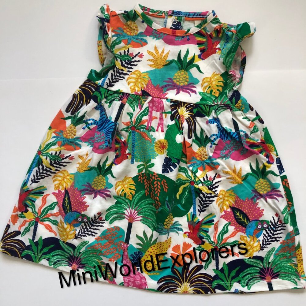 NWOT Baby Boden Frill Sleeve Dress(Dress ONLY) - Picture 5 of 6